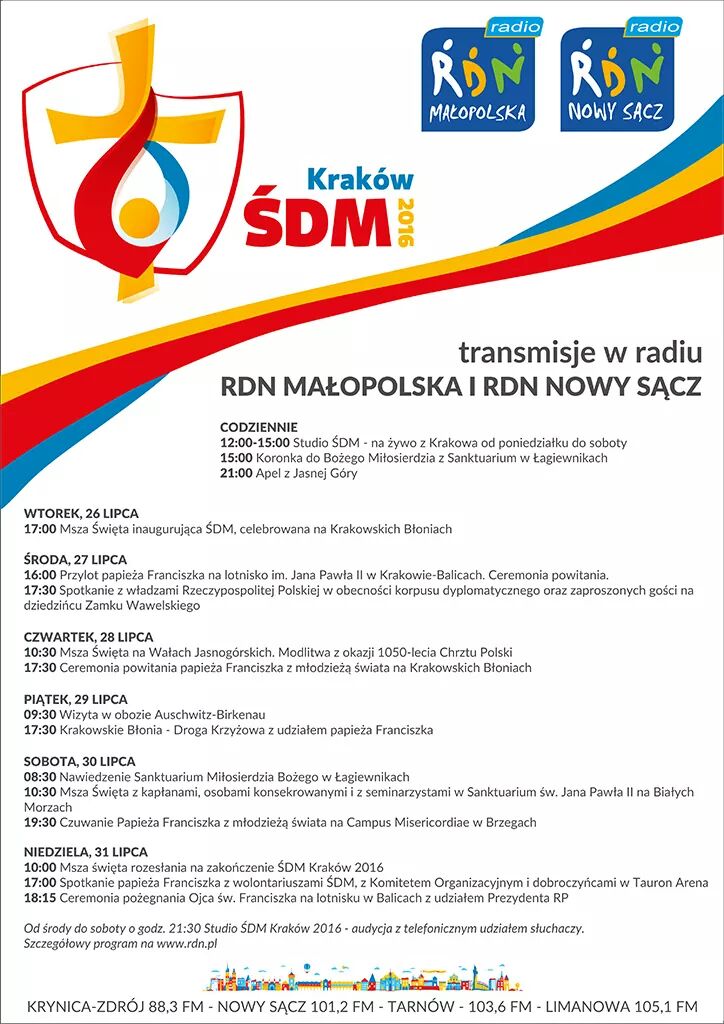 RDN Małopolska i Nowy Sącz - transmisje