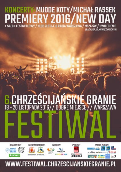 6. Festiwal Chrześciańskie Granie Premiery 2016